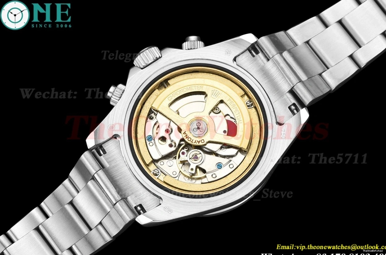 A3836 40mm White Black Daytona GDF SS SS 0225